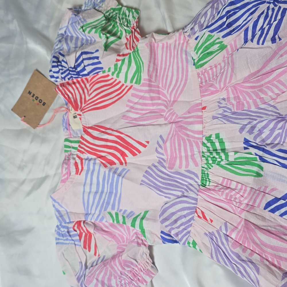Mini Boden Madeline Woven Dress Size 3-4 Years Old NwT. - Picture 3 of 9
